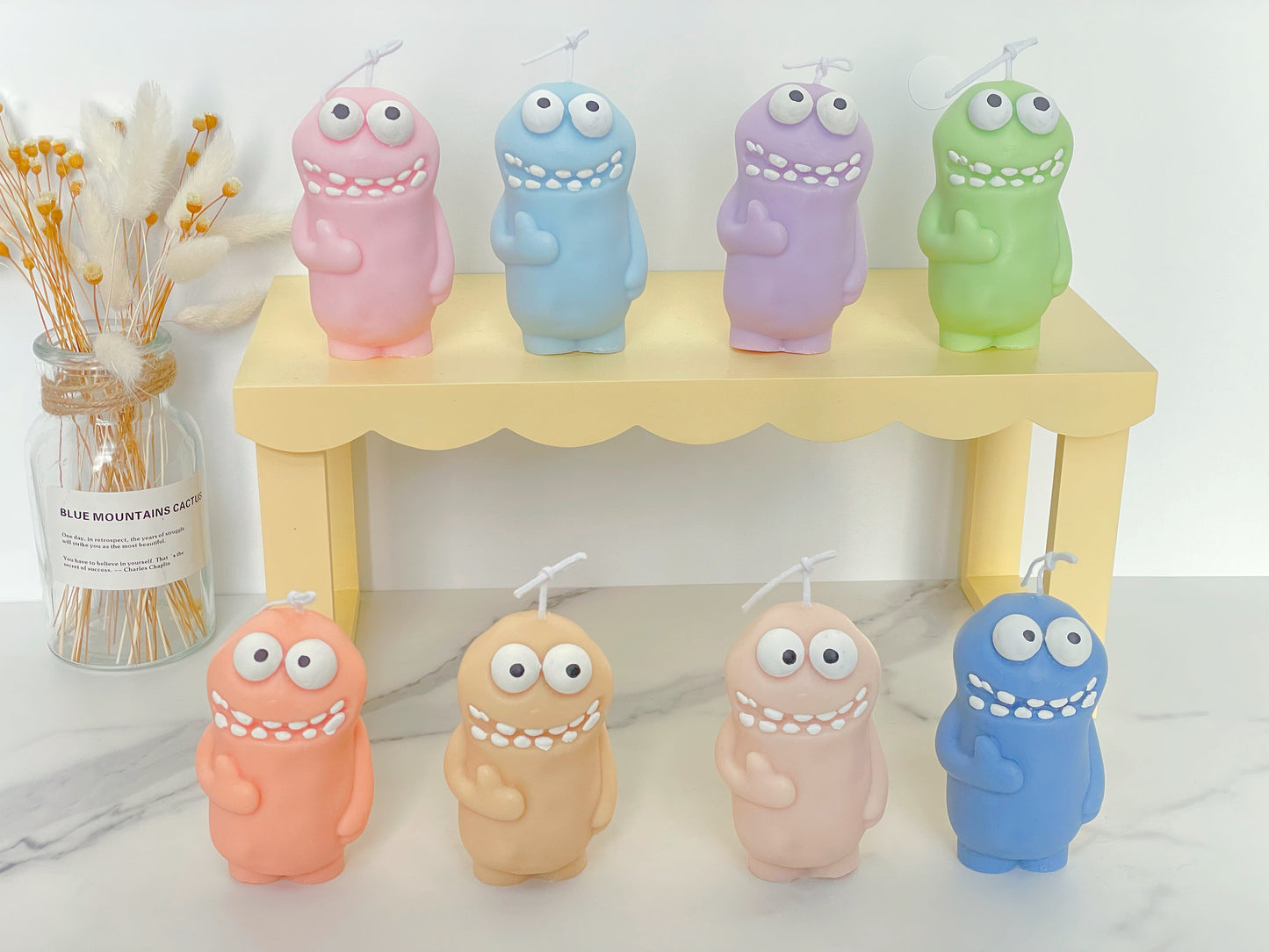 Monster Thumbs-up Candle