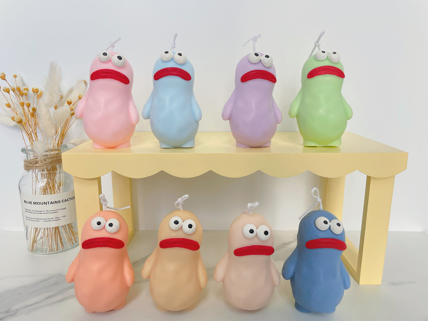 Monster Upset Candle