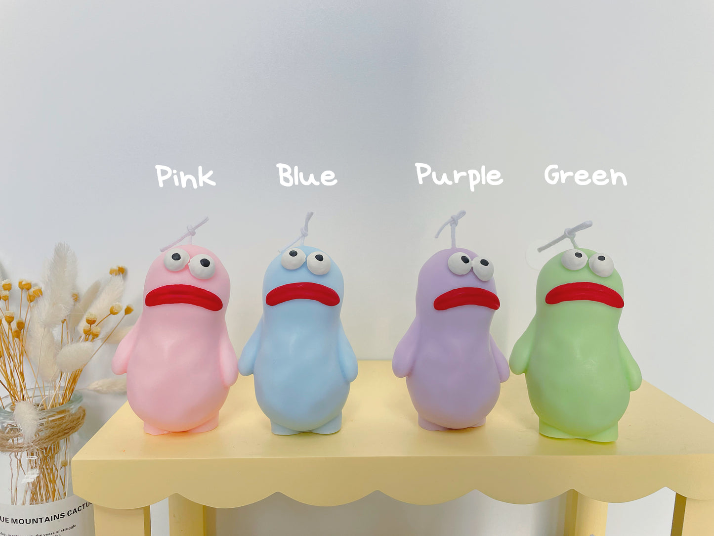 Monster Upset Candle