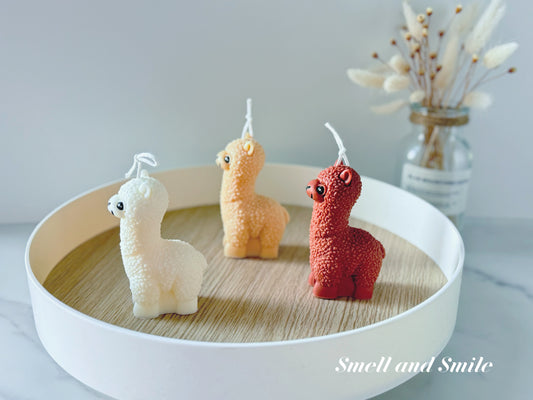 Fluffy Alpaca Candle