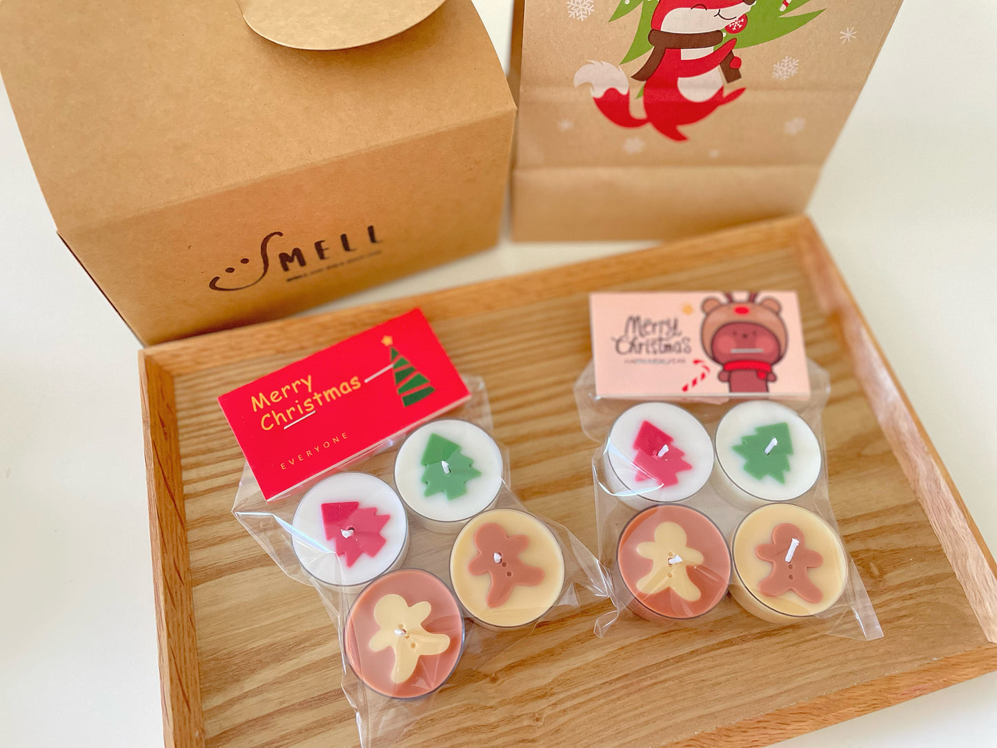Christmas Tealight Candle Set