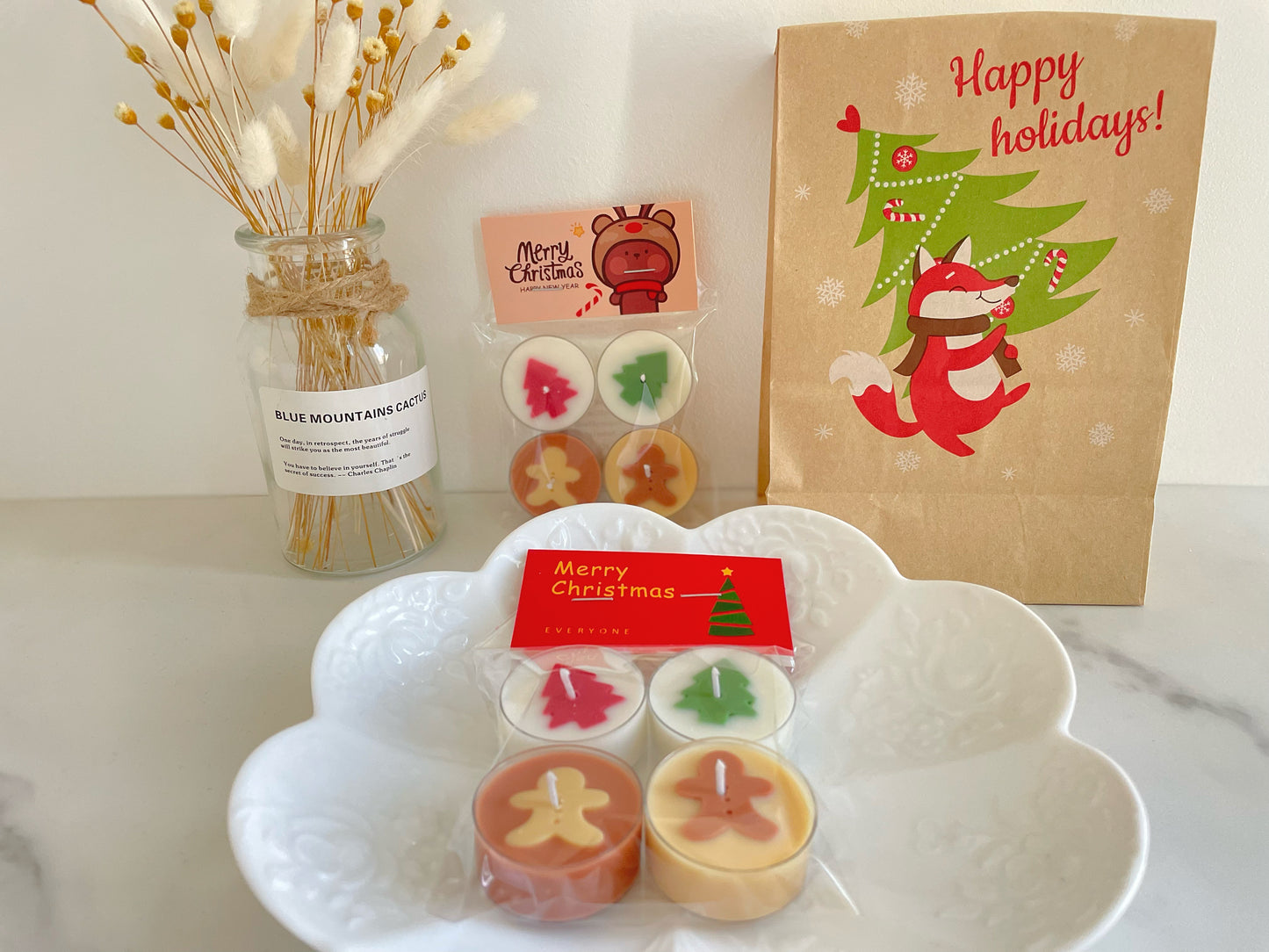 Christmas Tealight Candle Set