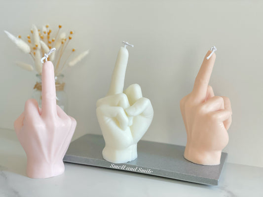 Middle Finger Candle