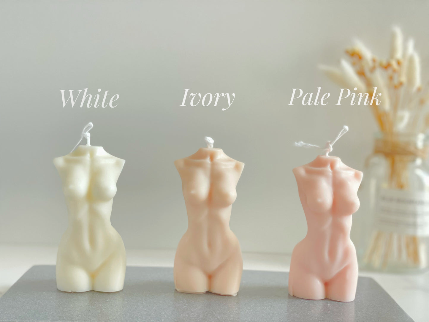Small Nude Lady Candle