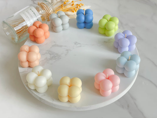 Mini Bubble Cube Candle