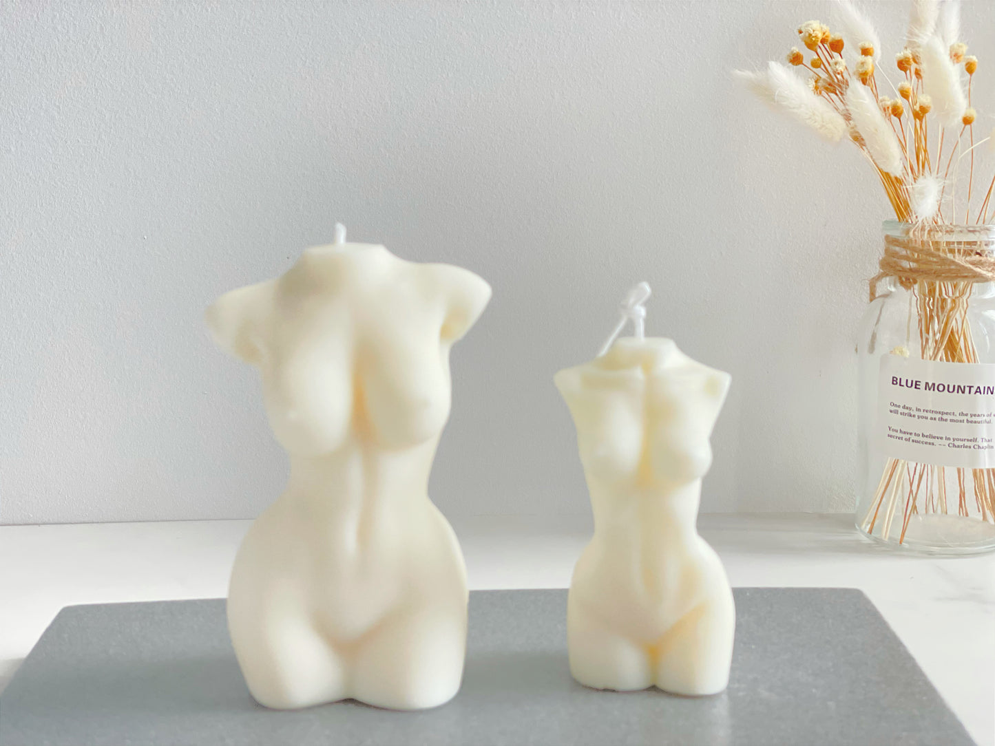 Small Nude Lady Candle