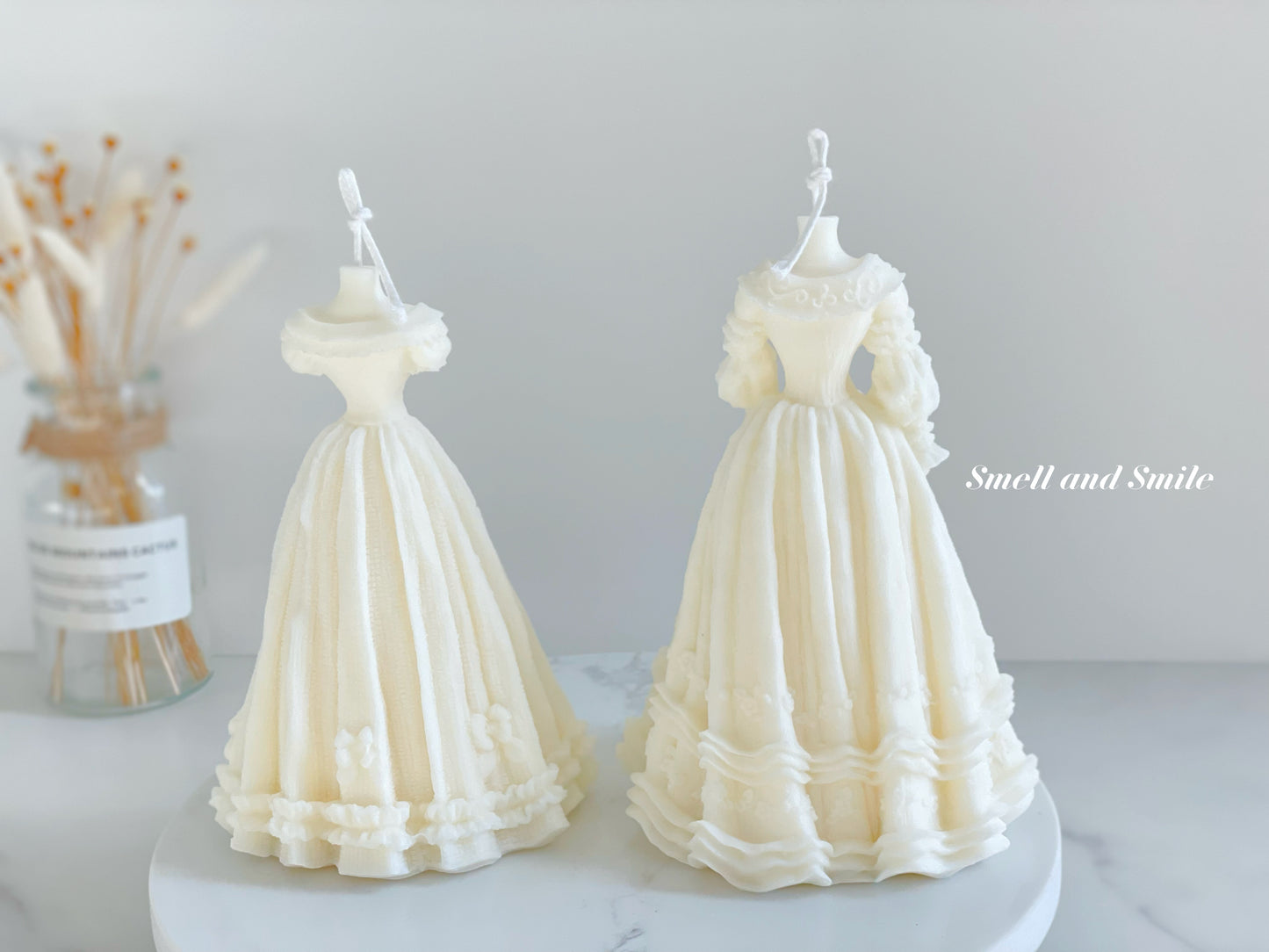 Vintage Dress Candle