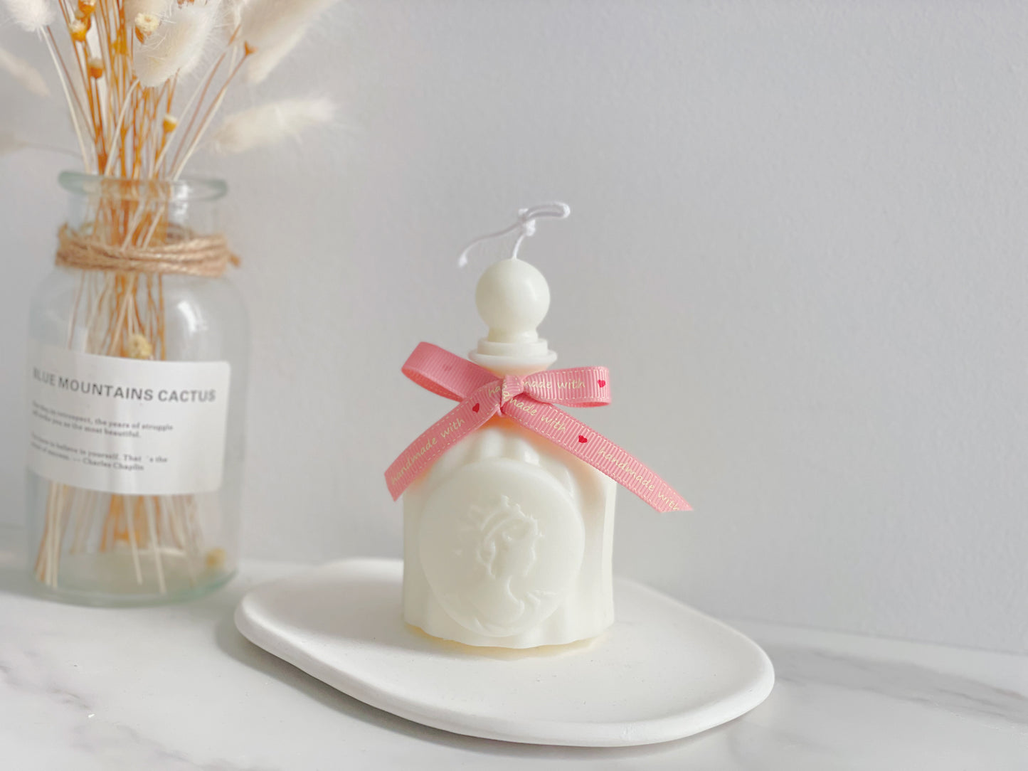 Vintage Perfume Bottle Candle