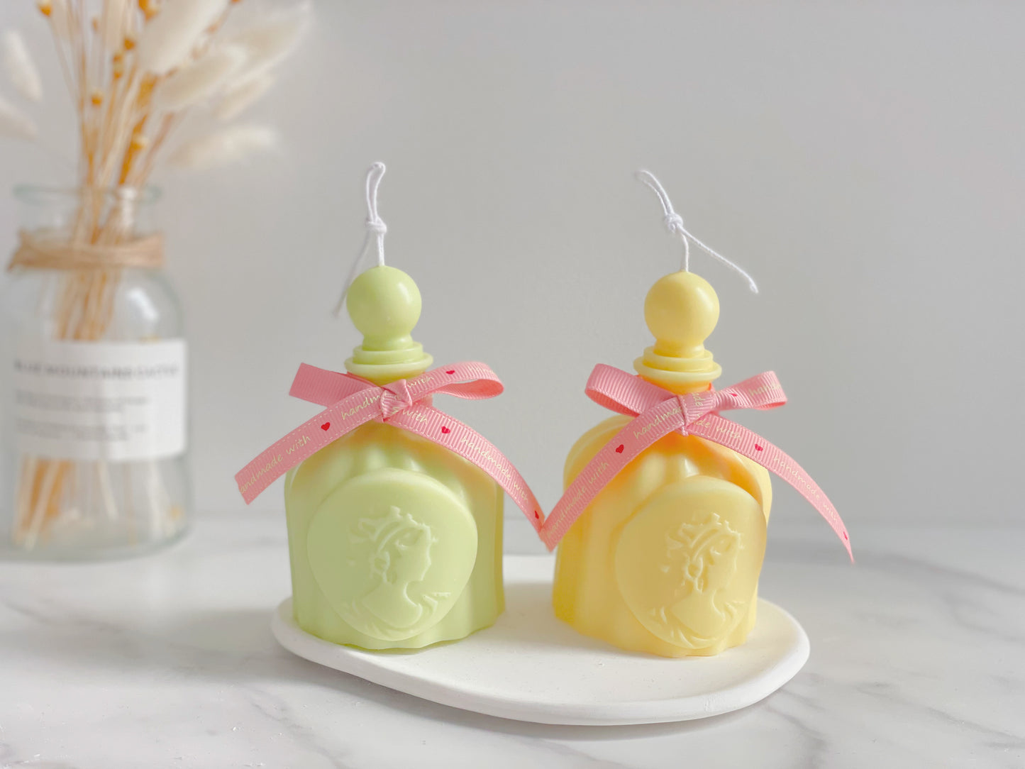 Vintage Perfume Bottle Candle