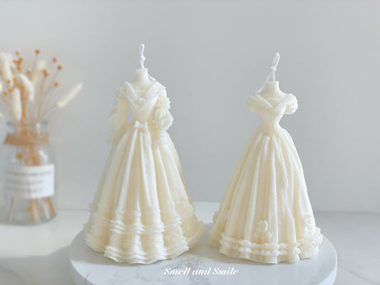 Vintage Dress Candle