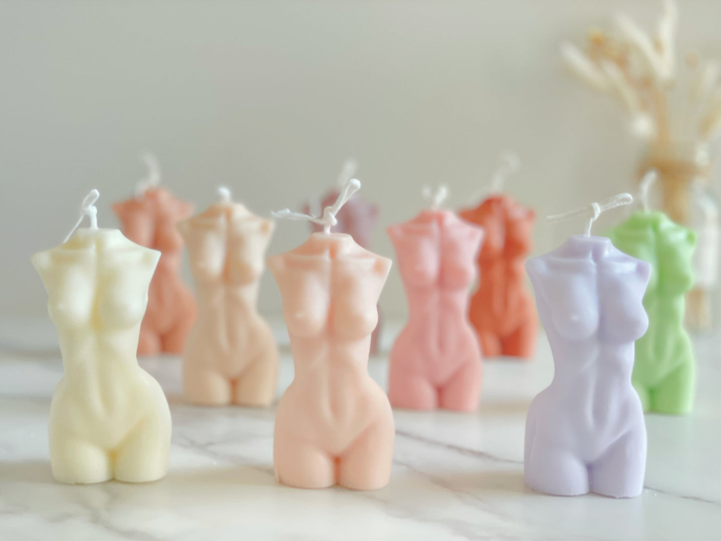 Small Nude Lady Candle