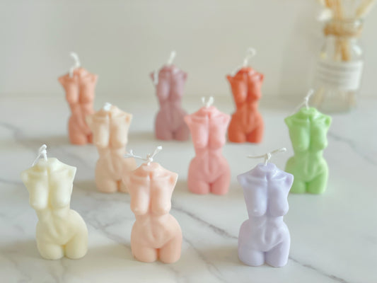 Small Nude Lady Candle