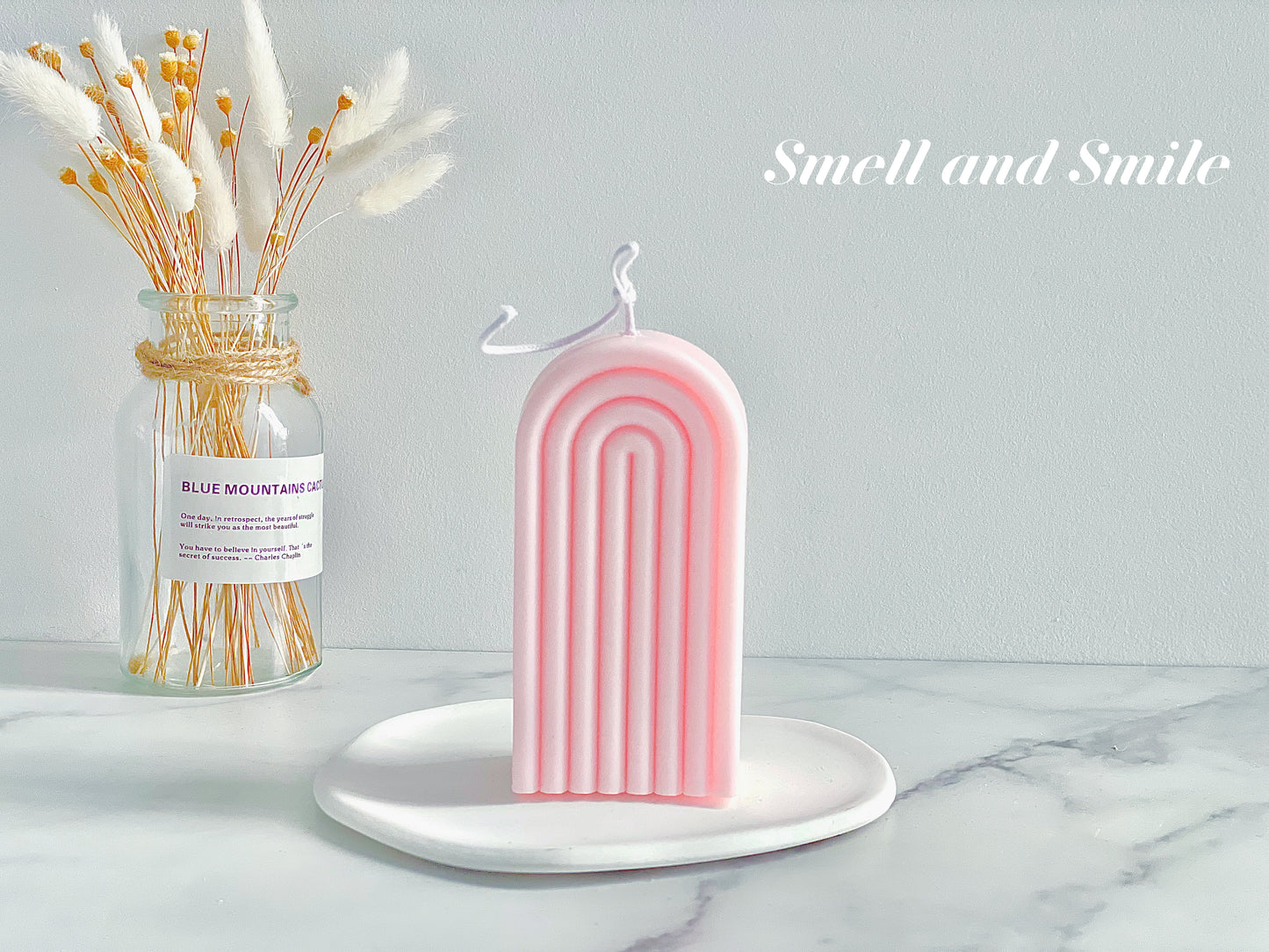 Ins Narrow Rainbow Candle