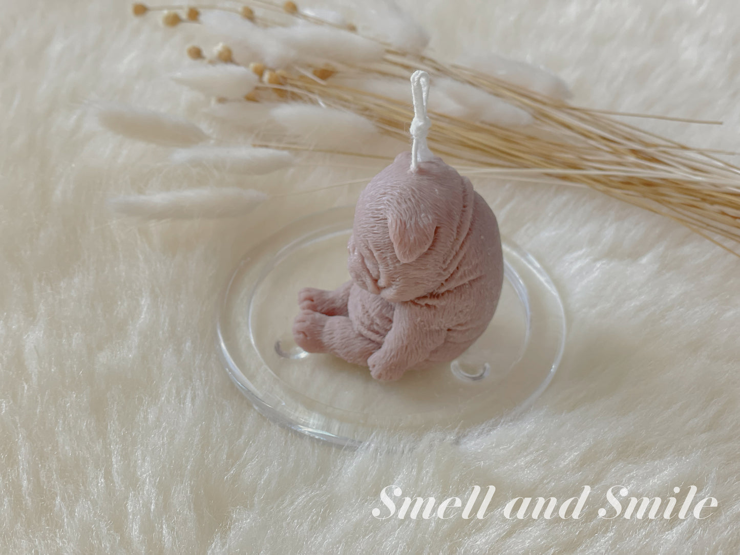 Sleepy Puppy Candle (French Bulldog/Golden Retriever)