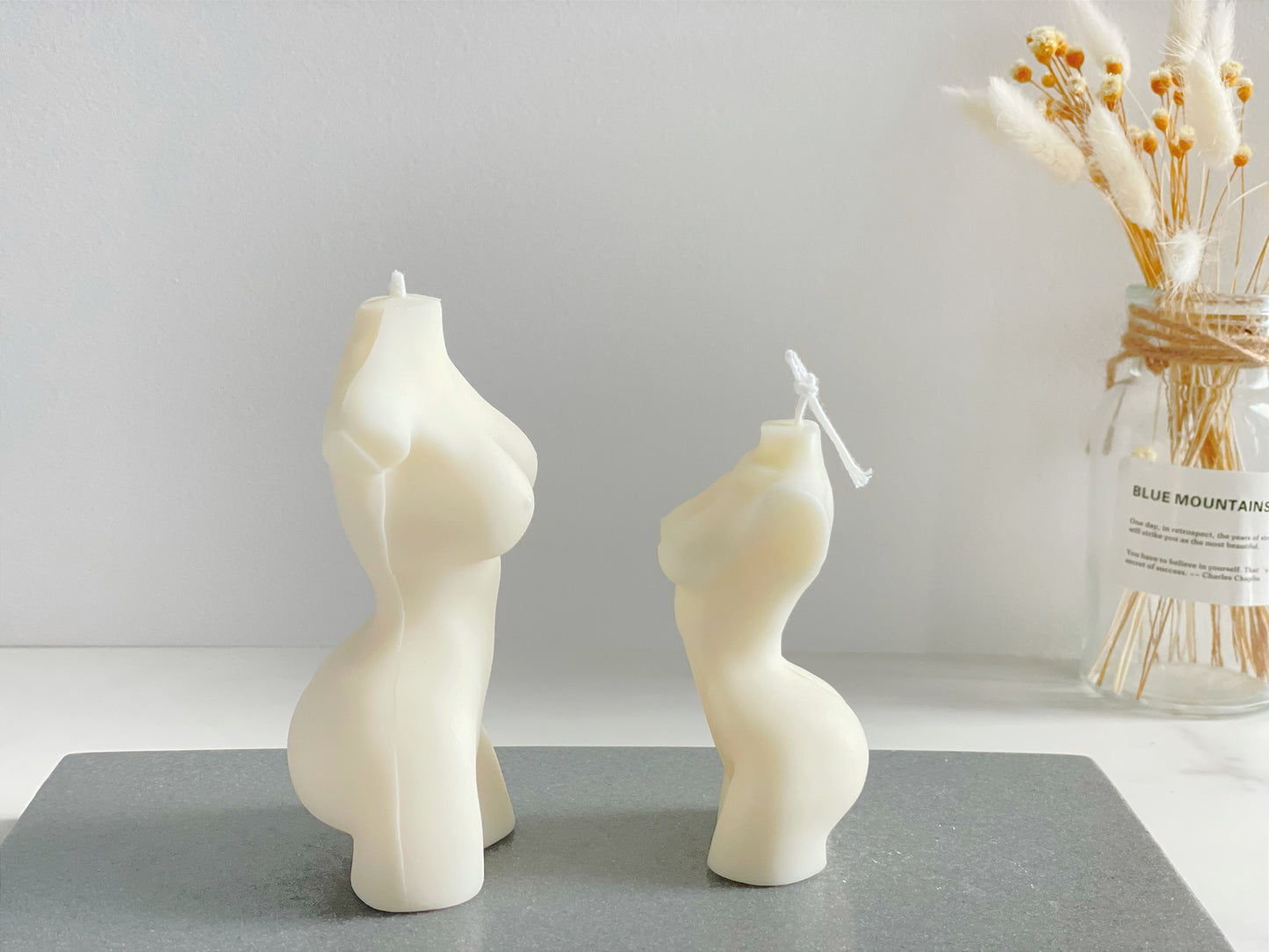 Small Nude Lady Candle