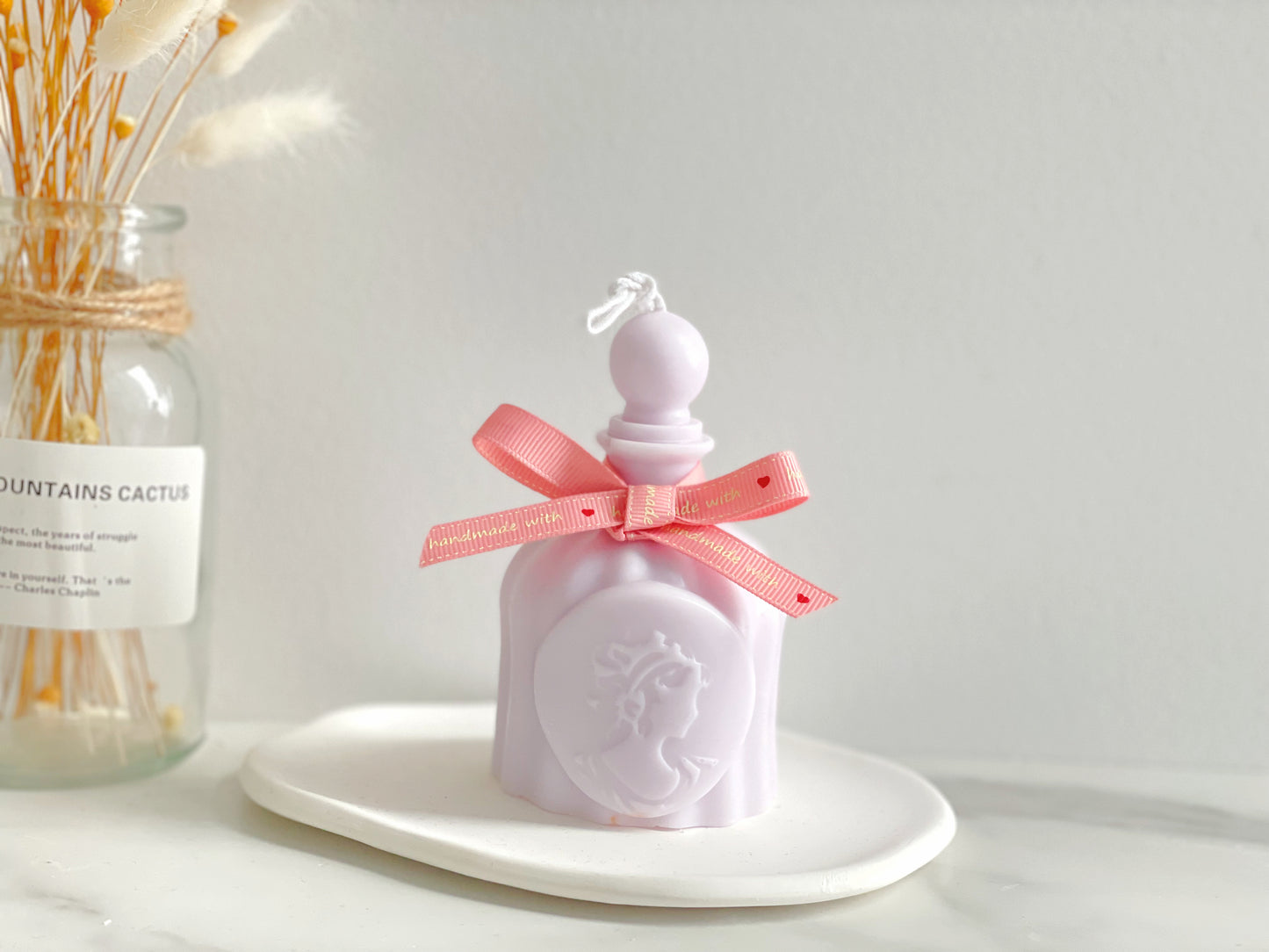 Vintage Perfume Bottle Candle