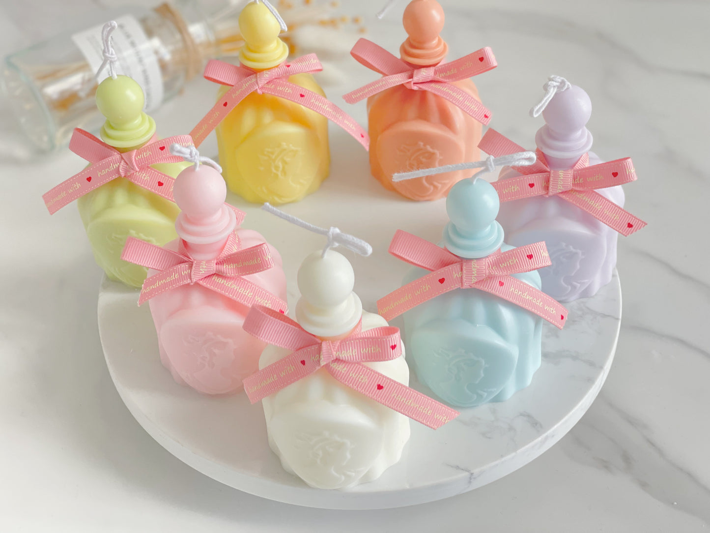 Vintage Perfume Bottle Candle