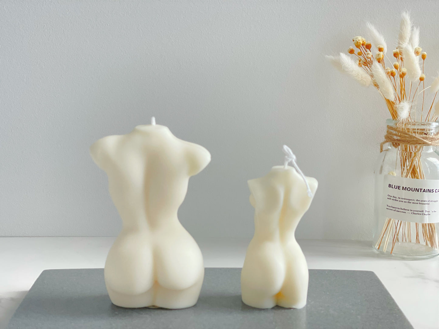 Small Nude Lady Candle