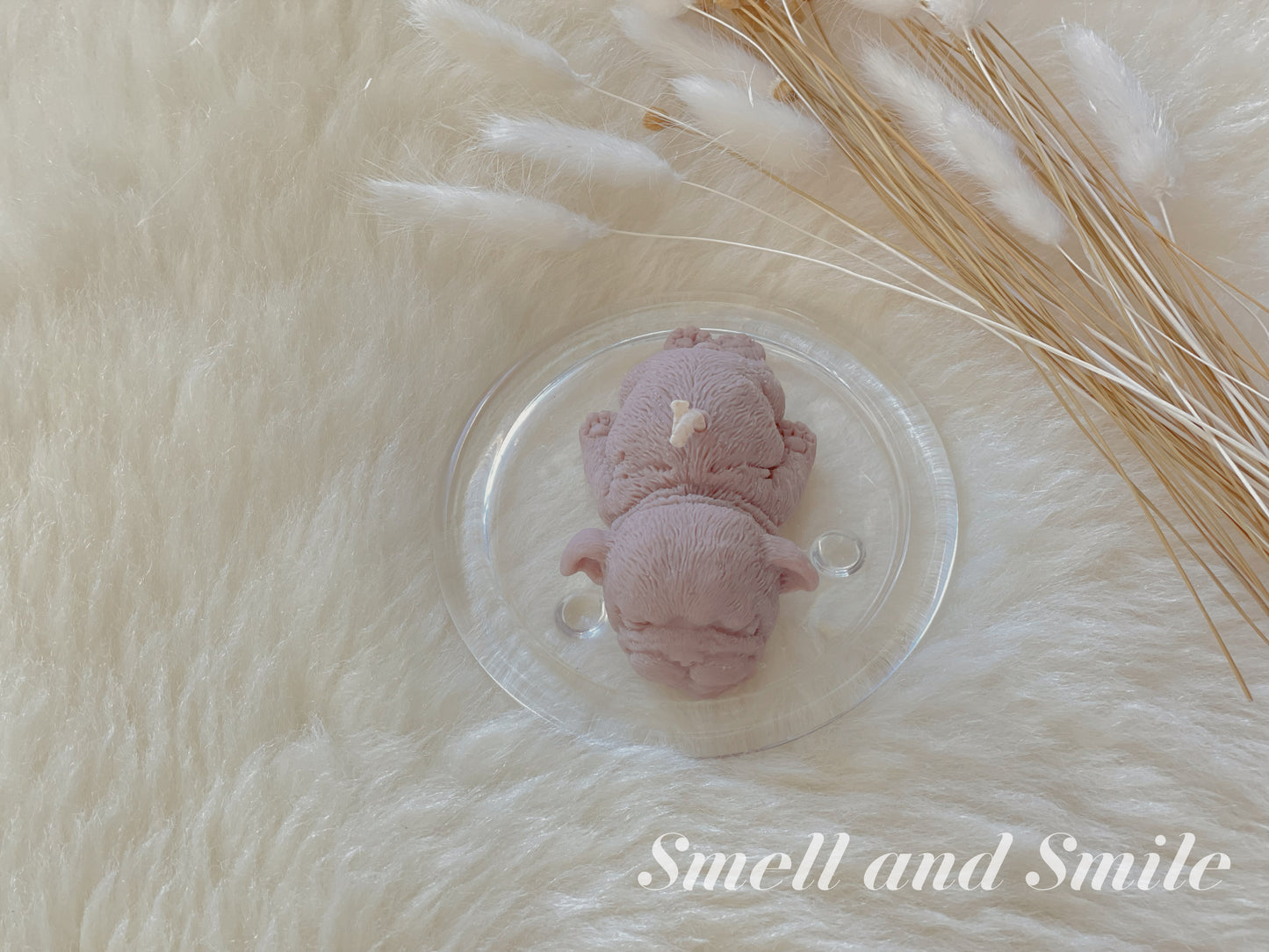 Sleepy Puppy Candle (French Bulldog/Golden Retriever)