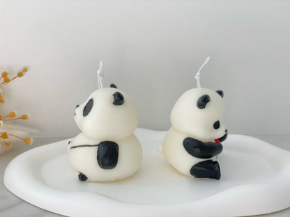 Panda Candle