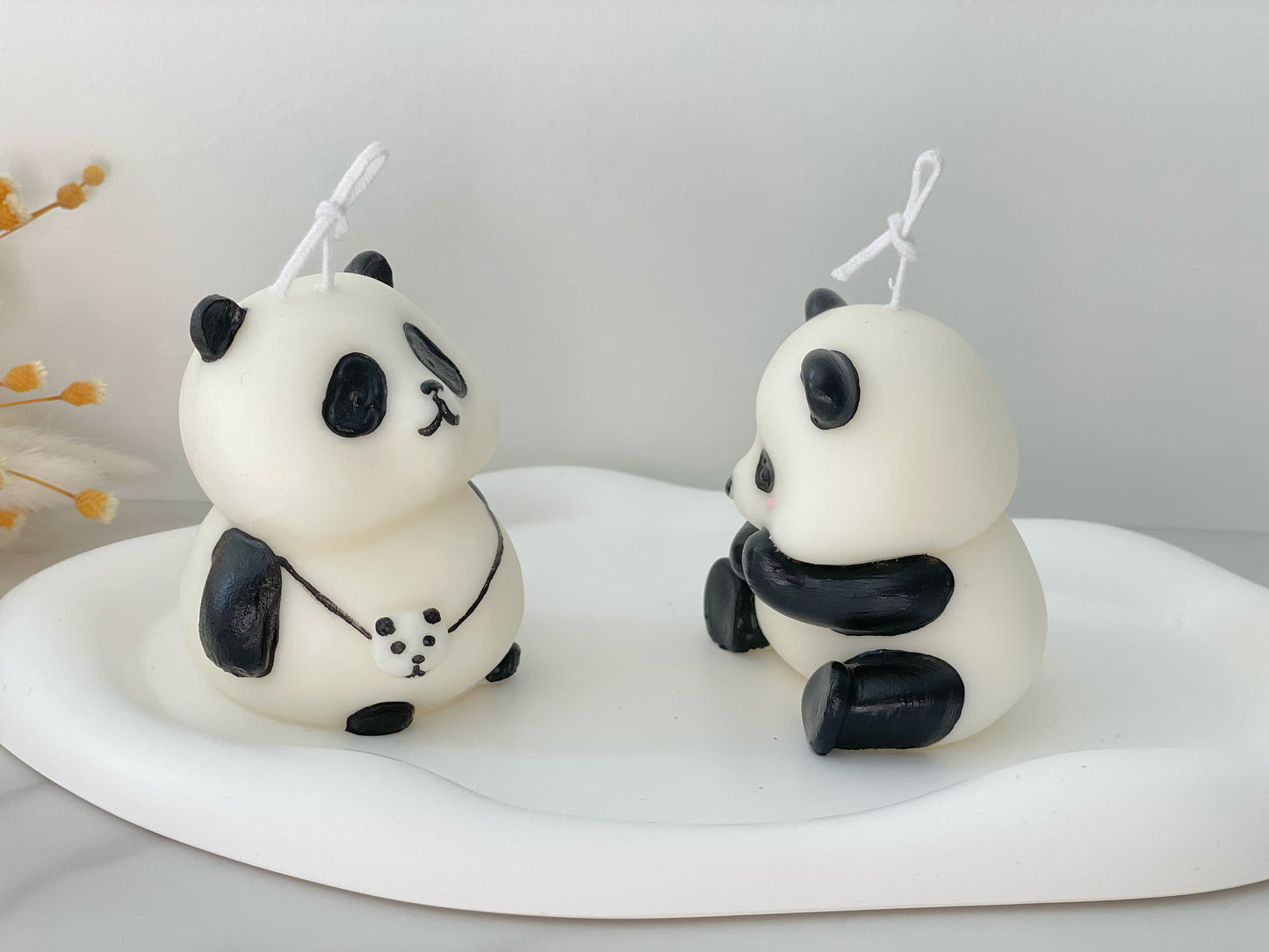 Panda Candle