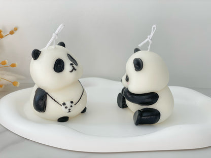 Panda Candle