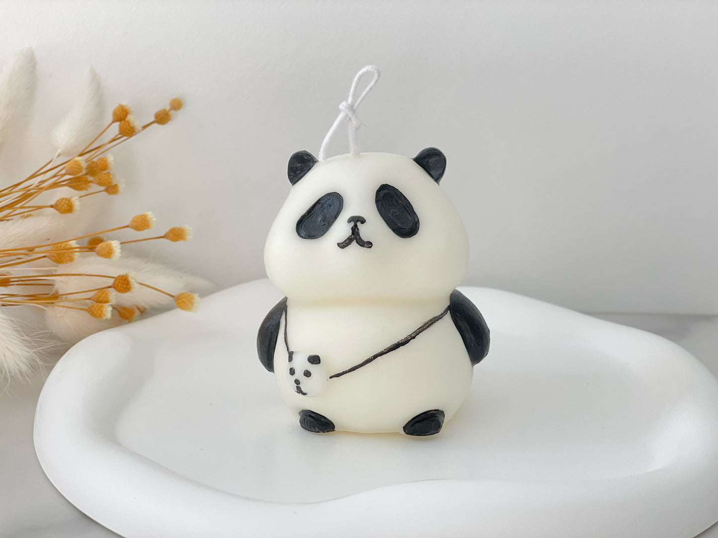 Panda Candle