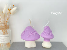 Load image into Gallery viewer, Mushroom Candle with Flower Pattern
