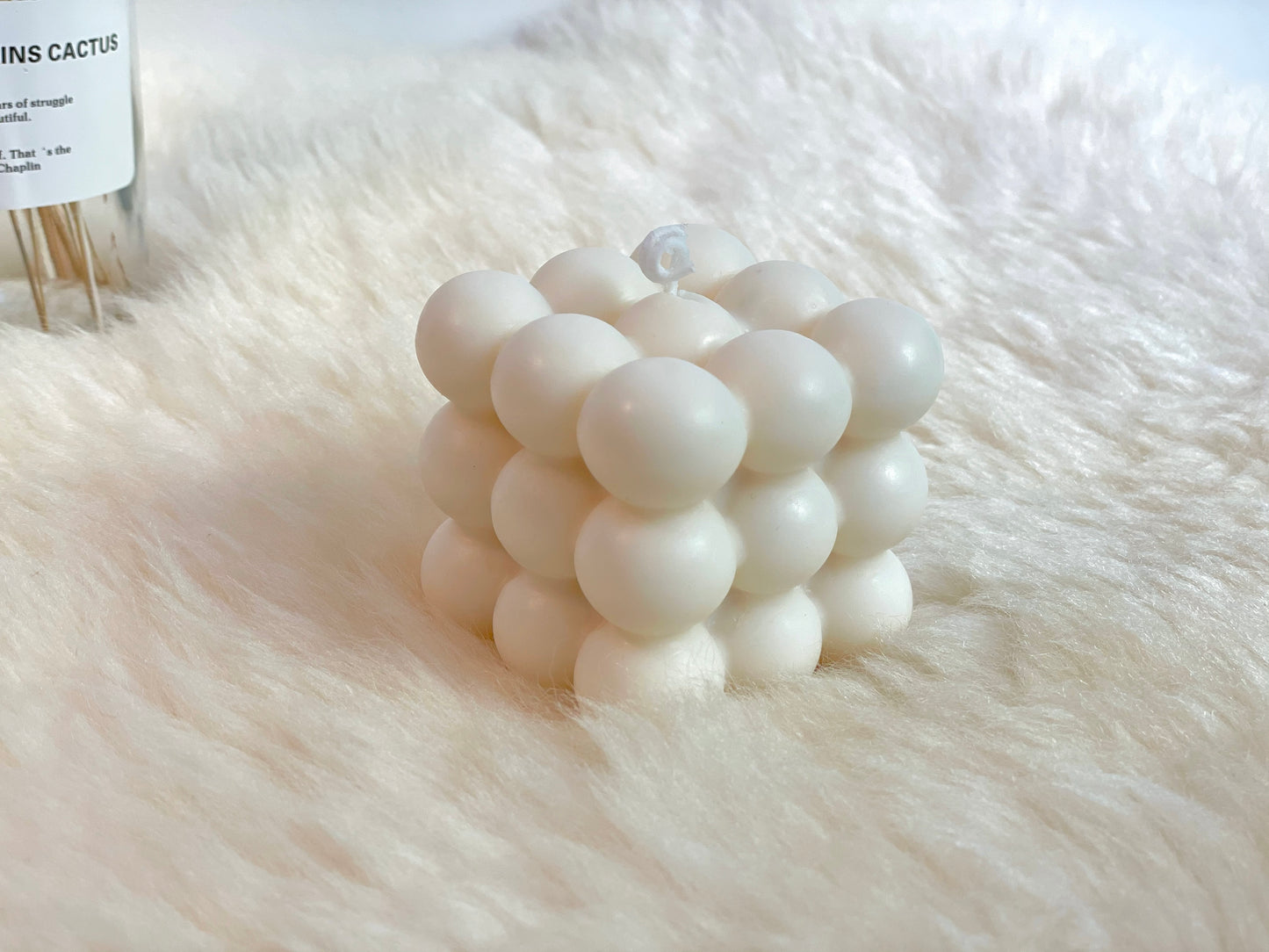 Big Bubble Cube Candle