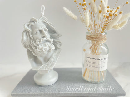 David/Marseille Statue Candle