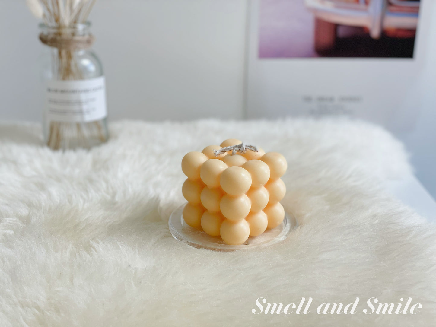 Big Bubble Cube Candle