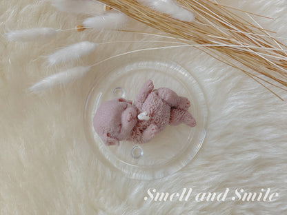 Sleepy Puppy Candle （French Bulldog/Golden Retriever）