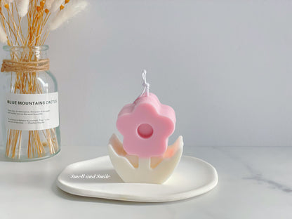 Ins Flower Candle