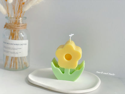 Ins Flower Candle