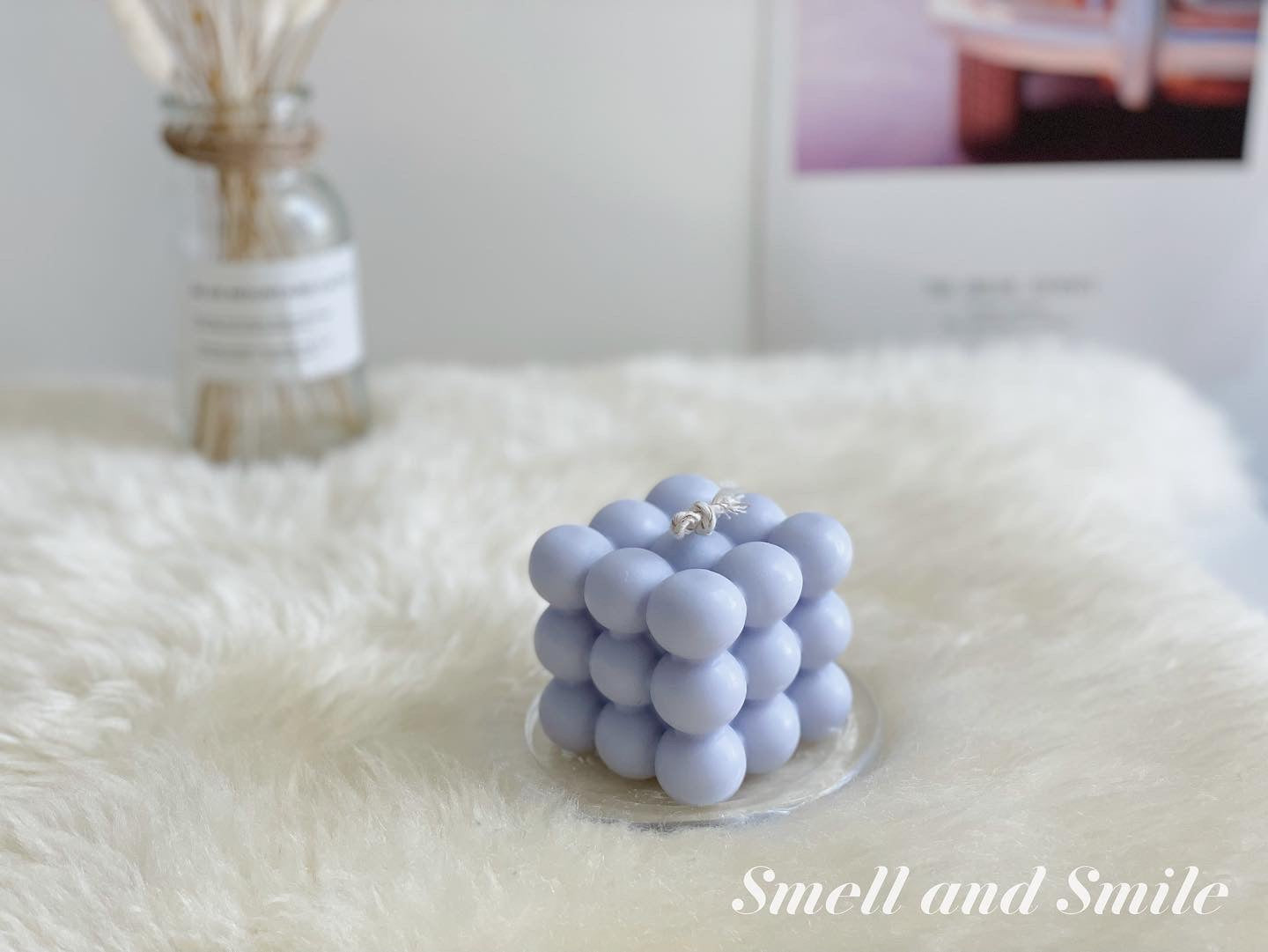Big Bubble Cube Candle