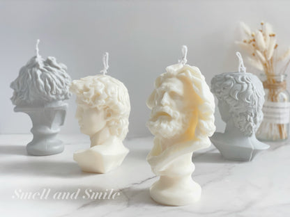David/Marseille Statue Candle
