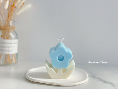 Ins Flower Candle