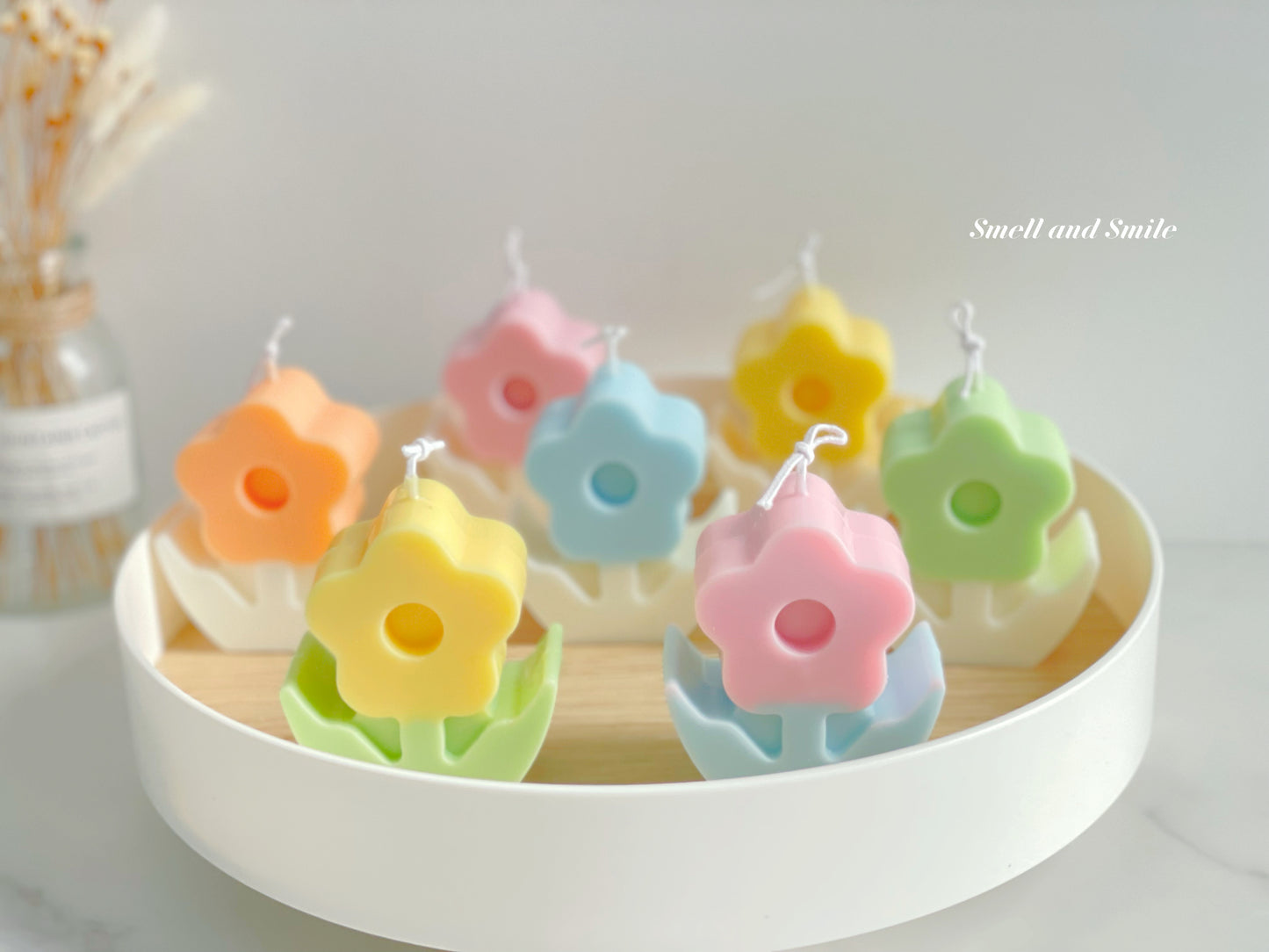 Ins Flower Candle