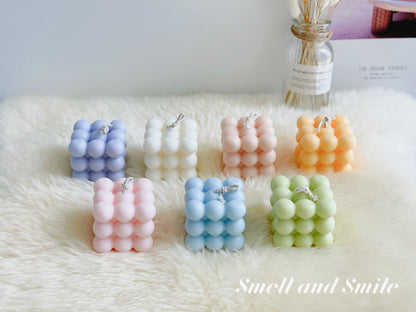 Big Bubble Cube Candle
