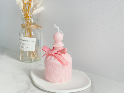 Vintage Perfume Bottle Candle
