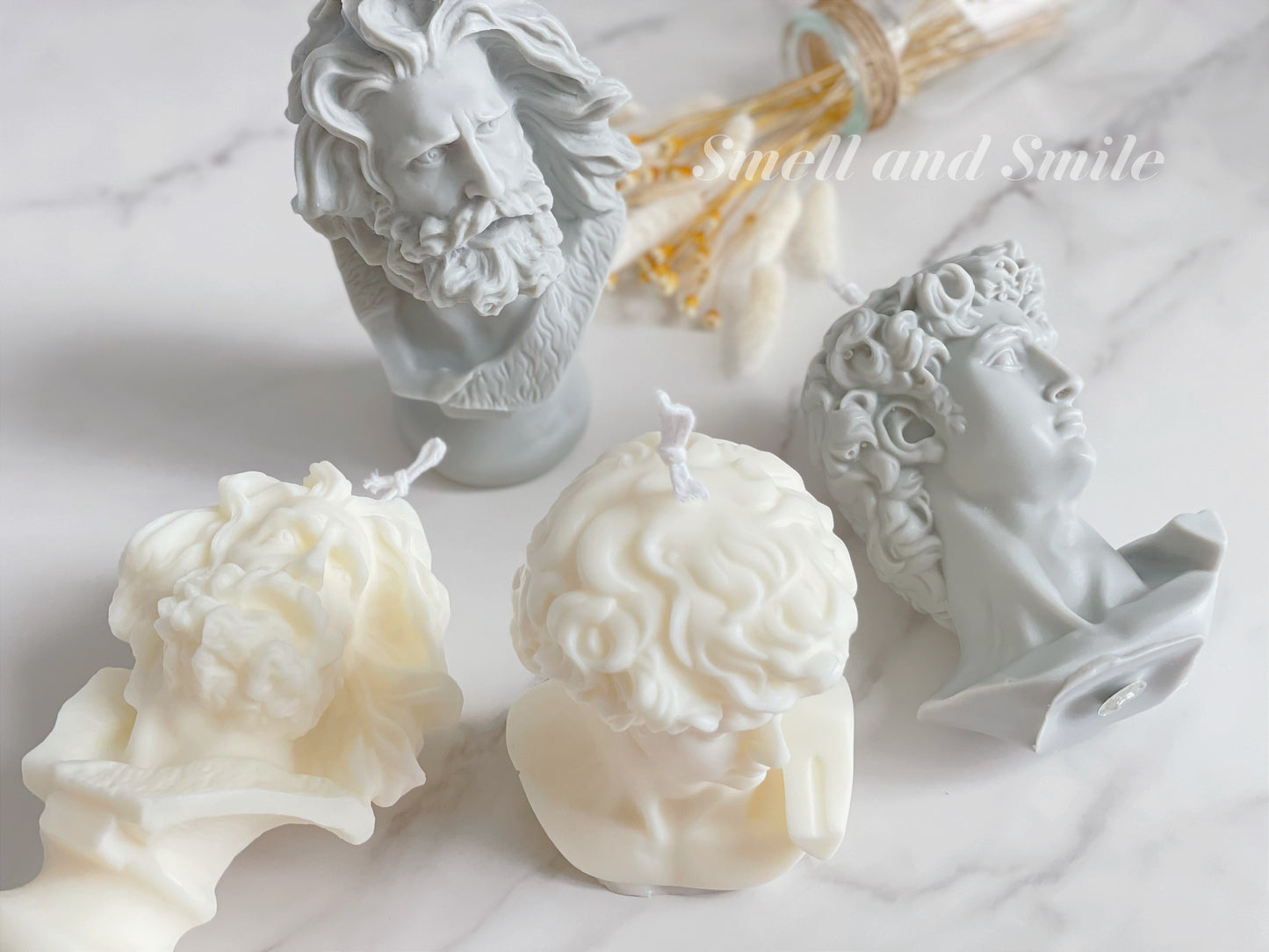 David/Marseille Statue Candle