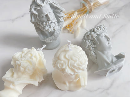 David/Marseille Statue Candle