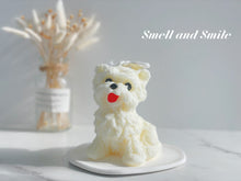 Load image into Gallery viewer, West Highland White Terrier Puppy Candle
