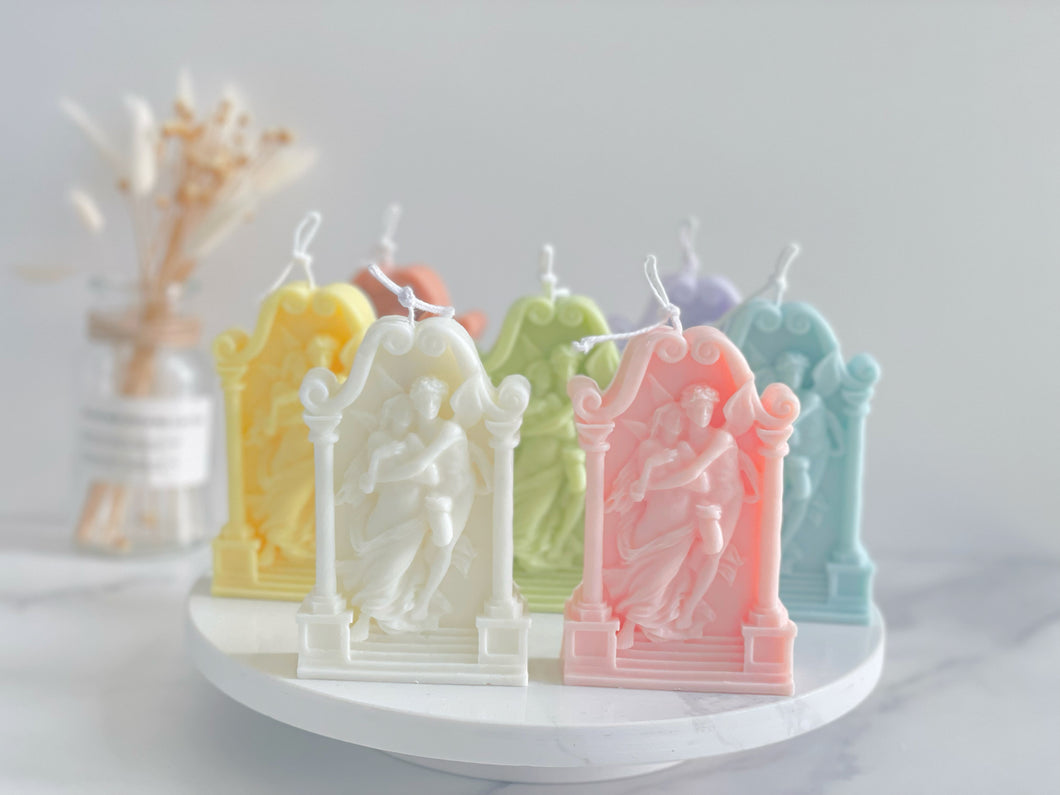 Angels Under Archway Candle