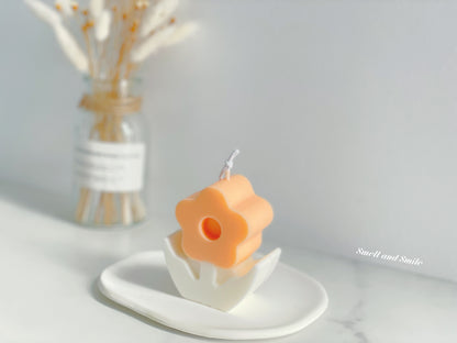 Ins Flower Candle