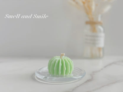 Cactus Plant Pillar Candle