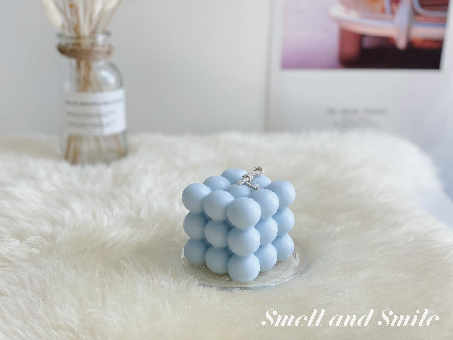 Big Bubble Cube Candle