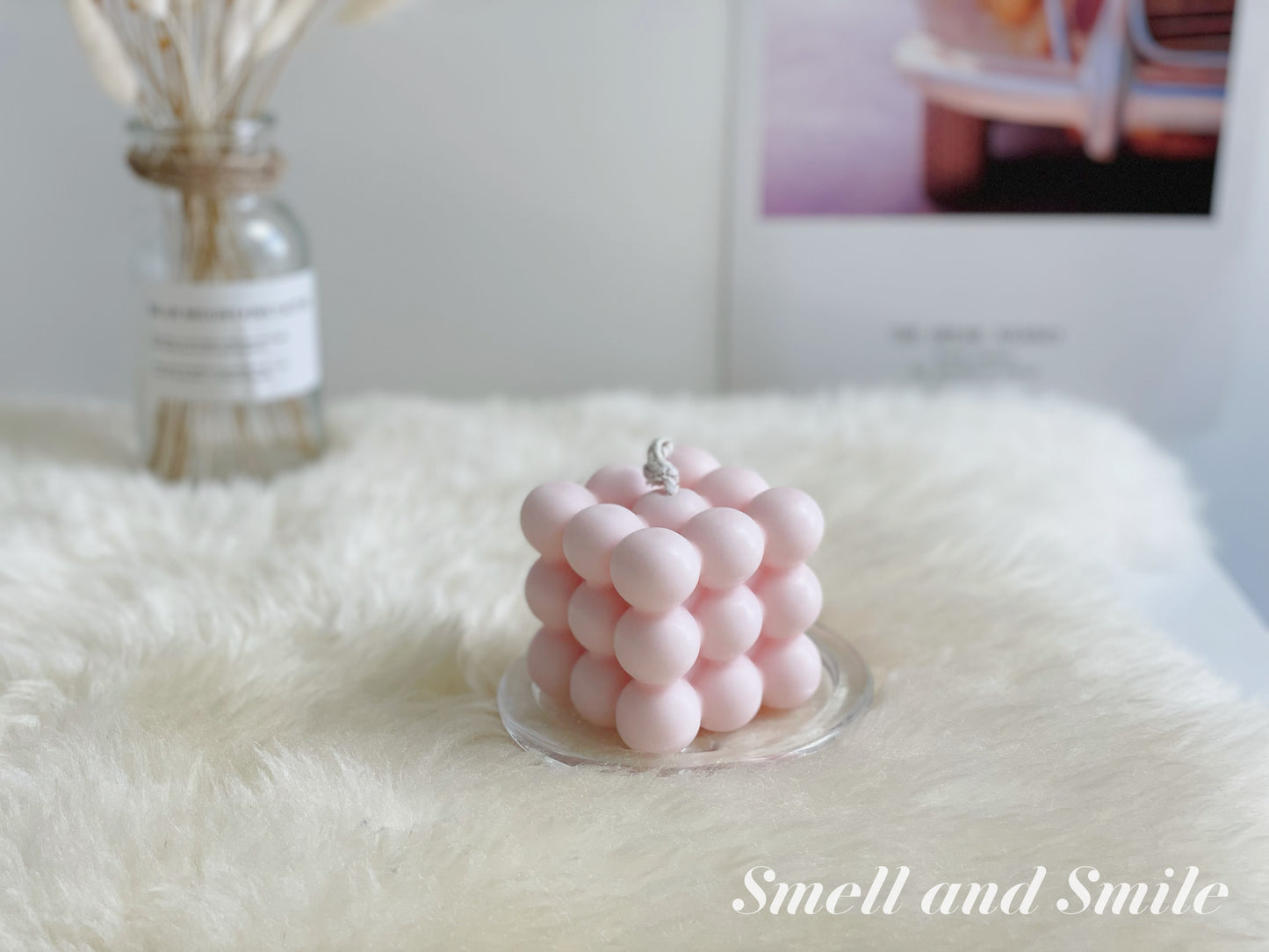 Big Bubble Cube Candle
