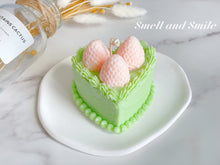 Load image into Gallery viewer, Heart Shaped Strawberry Cake Candle
