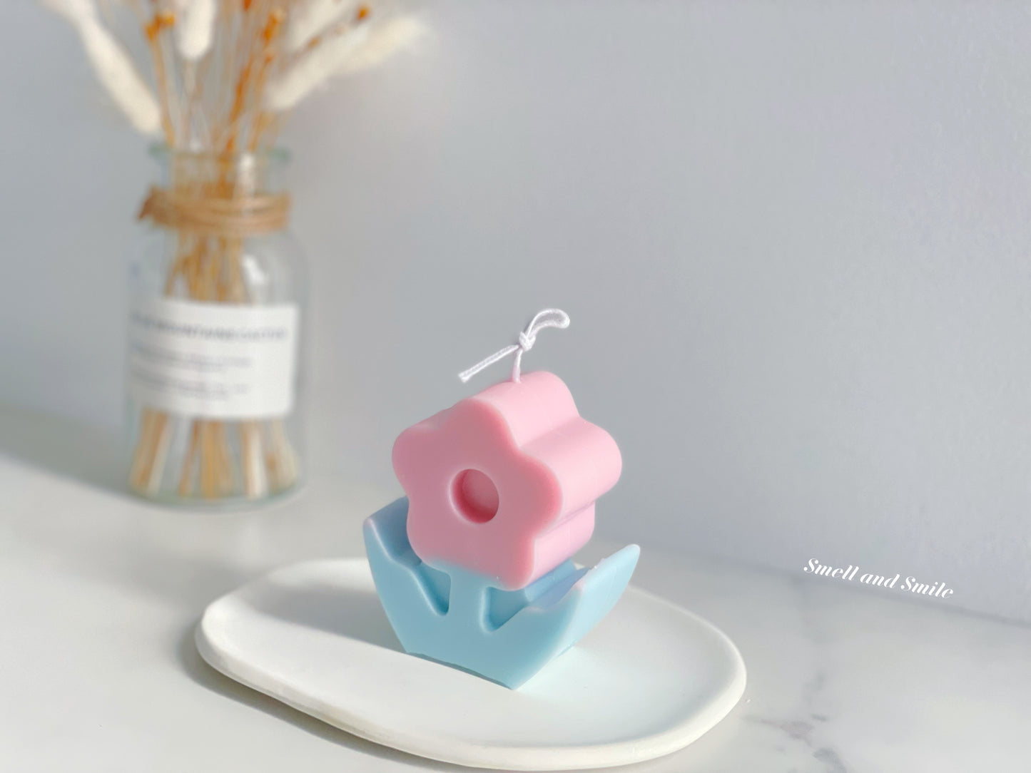 Ins Flower Candle